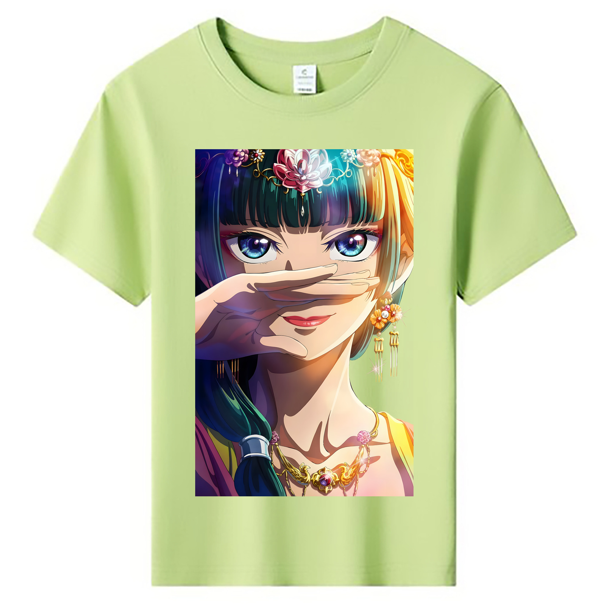 （画像用） 薬屋のひとりごと The Apothecary Diaries 綿100％キッズTシャツ（フロントプリント）